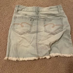 jean skirt w sequence